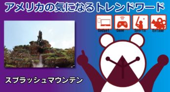 アメリカのトレンドワード『スプラッシュマウンテン』