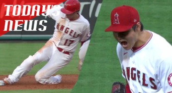 【MLB】メジャーリーグ　本日のOHTANI-SAN！ 大谷投手出場で先制打＆盗塁＆7回1失点！