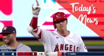【MLB】メジャーリーグ　本日のOHTANI-SAN！どん詰まりでもヒットはヒット！1打点上げ打点2位タイに！秋山は急遽スタメン起用！？